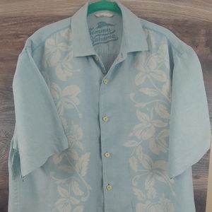 Tommy Bahama Men's Lg SS Casual Shirt Island Print